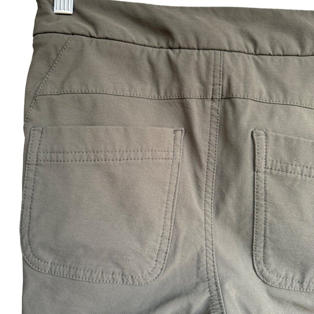 ATHLETA Wander Skinny Ankle Zip Olive Pants 349953-03 Women's Size 0 Nylon - Picture 15 of 16